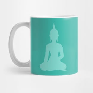 Pastel Mint Buddha Mug